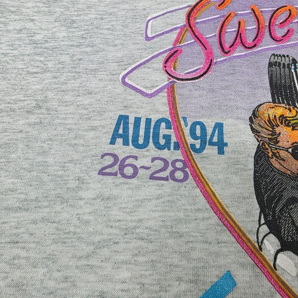 Vintage Wheels Of Time Sweet 16th Shirt Mens XL Gray Fruit Of The Loom 1994 90s
